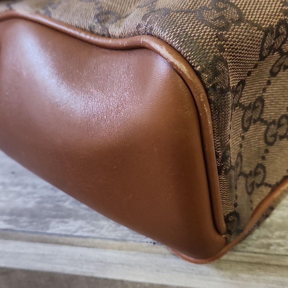 Gucci GG Canvas Tan and Brown Monogram Bag - Picture 12 of 14